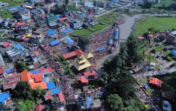 कुशे औंसीमा काठमाडौंको गोकर्णमा तीर्थ श्राद्ध गर्नेको घुइँचो