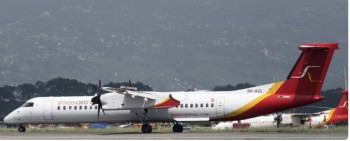 सुर्खेतमा अवतरण गर्दा श्री एयरलाइन्स जहाजको टायर पड्कियो